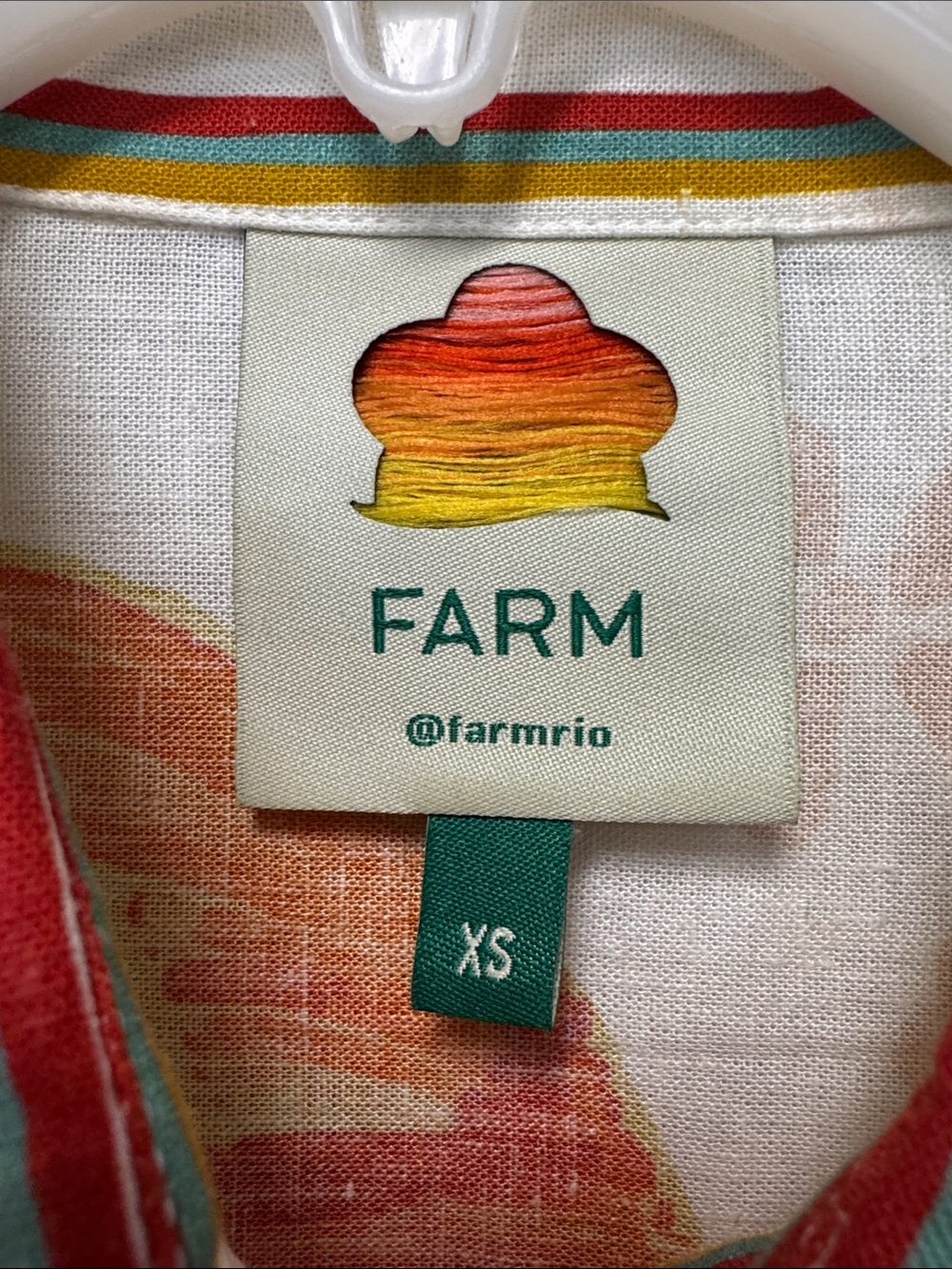 Farm Rio Tropical Life Button-front Linen Ramie Shirt - Picture 3 of 8
